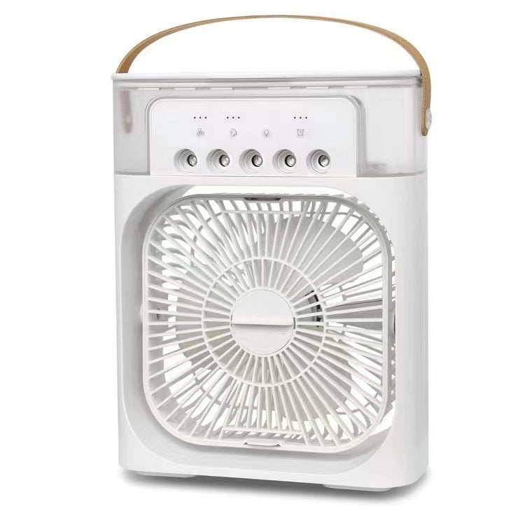 Plug-in humidifying fan