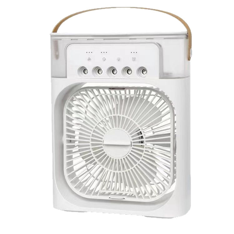 Plug-in humidifying fan