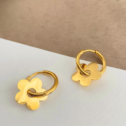 Plum Blossom Petal Earrings