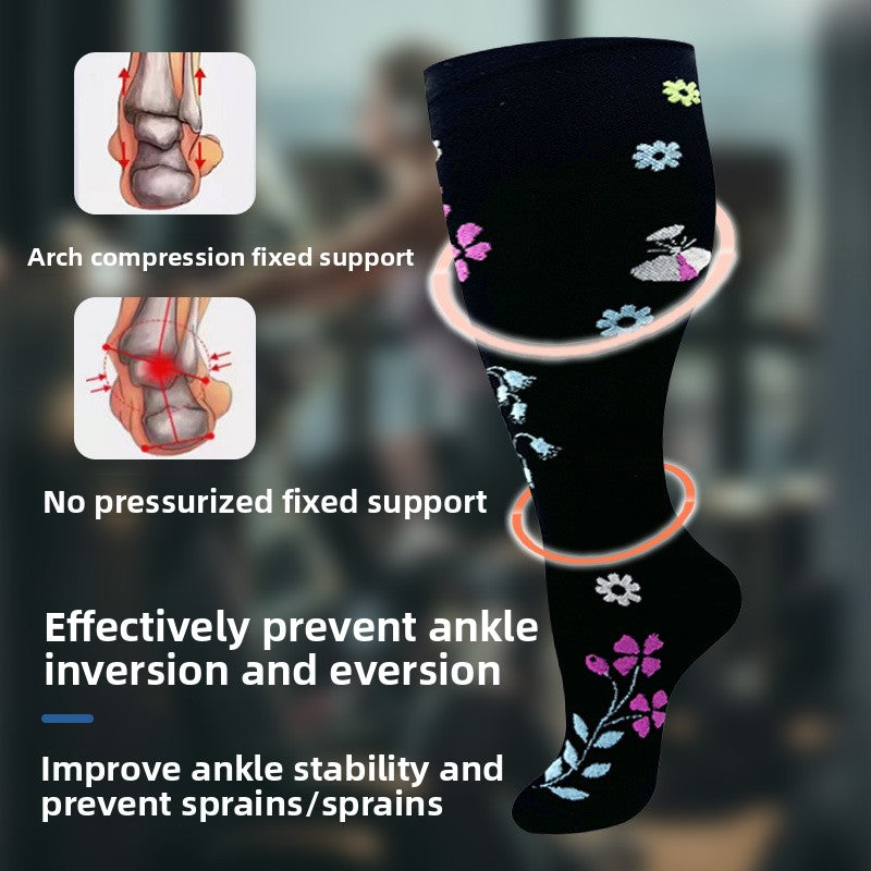 Plus Size Compression Socks for Sports and Fitness