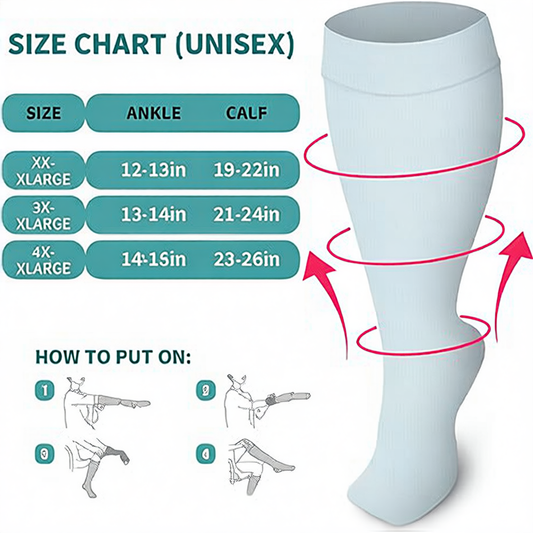 plus size compression socks