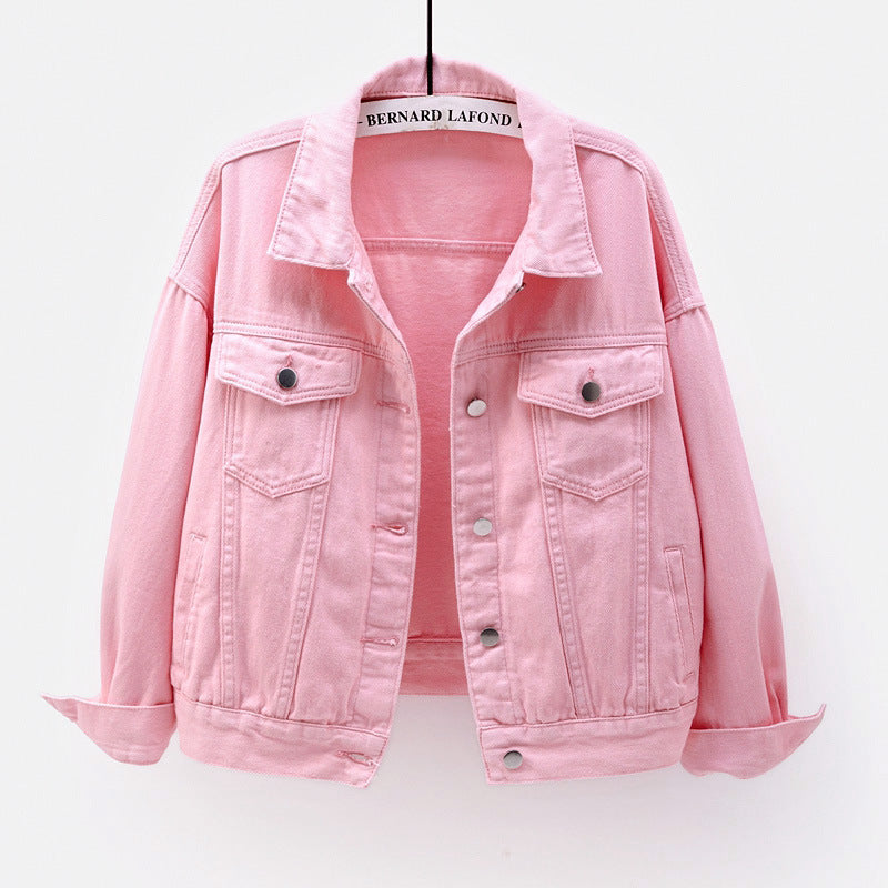 Plus-size denim jacket