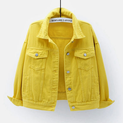 Plus-size denim jacket