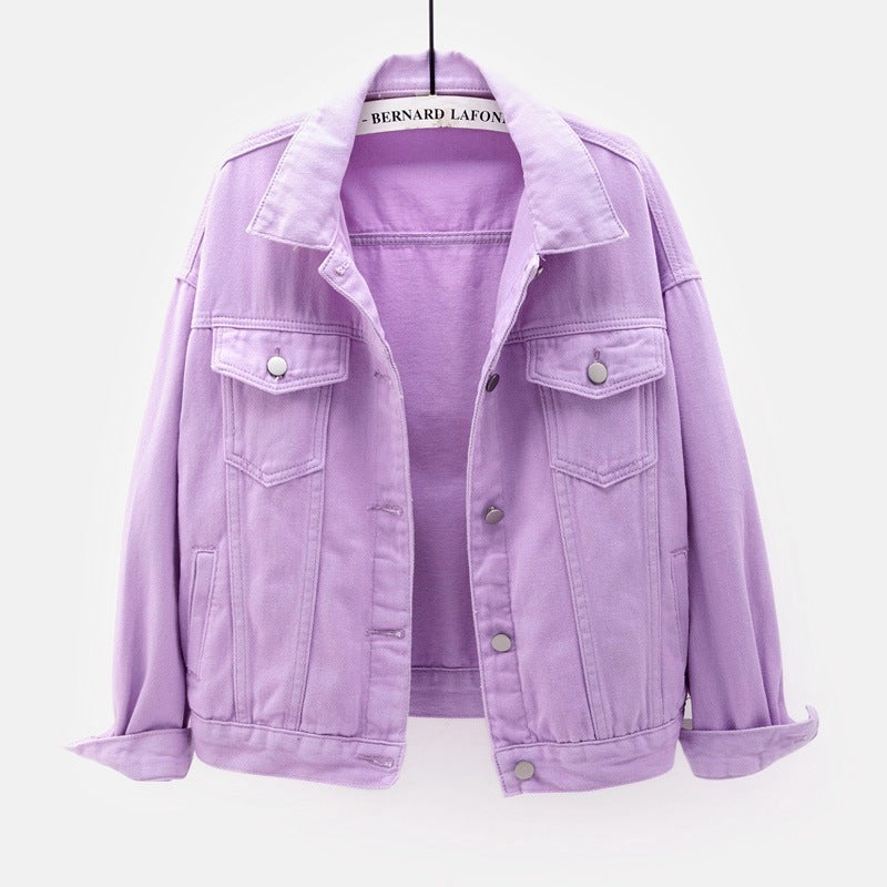 Plus-size denim jacket