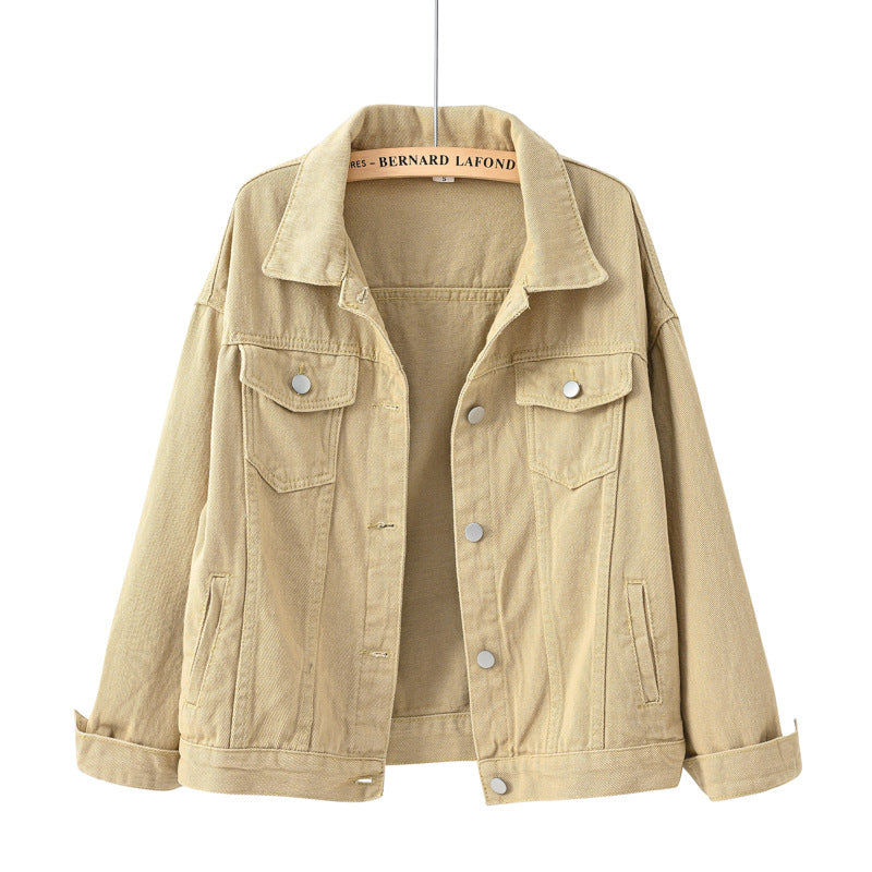 Plus-size denim jacket