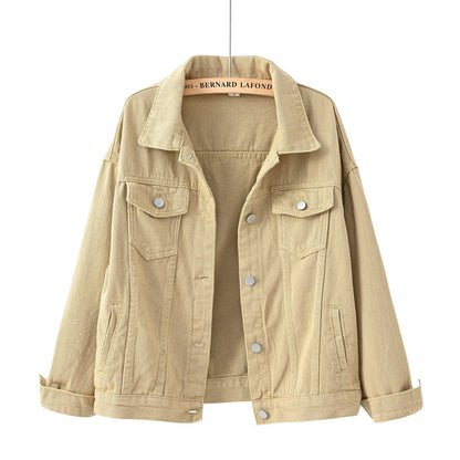 Plus-size denim jacket