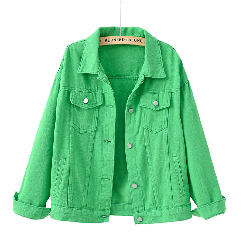 Plus-size denim jacket