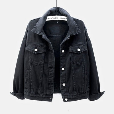Plus-size denim jacket