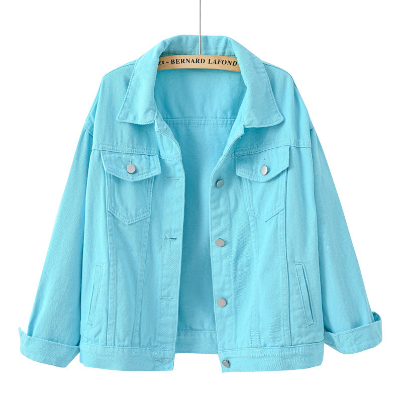 Plus-size denim jacket
