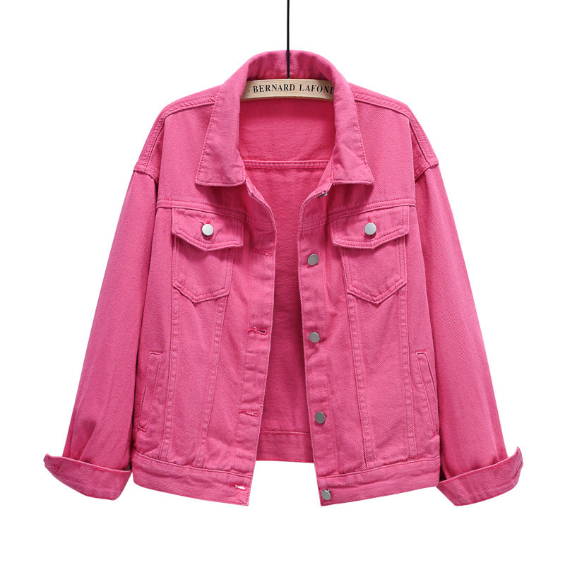 Plus-size denim jacket