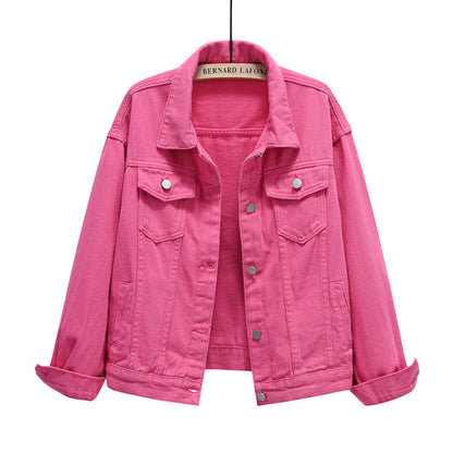 Plus-size denim jacket