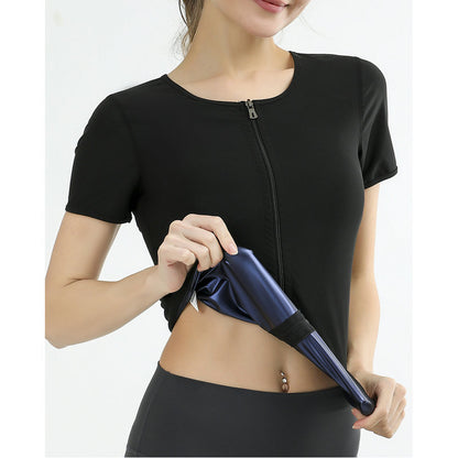 Plus Size Fitness Yoga Bodysuit with Abdominal Support