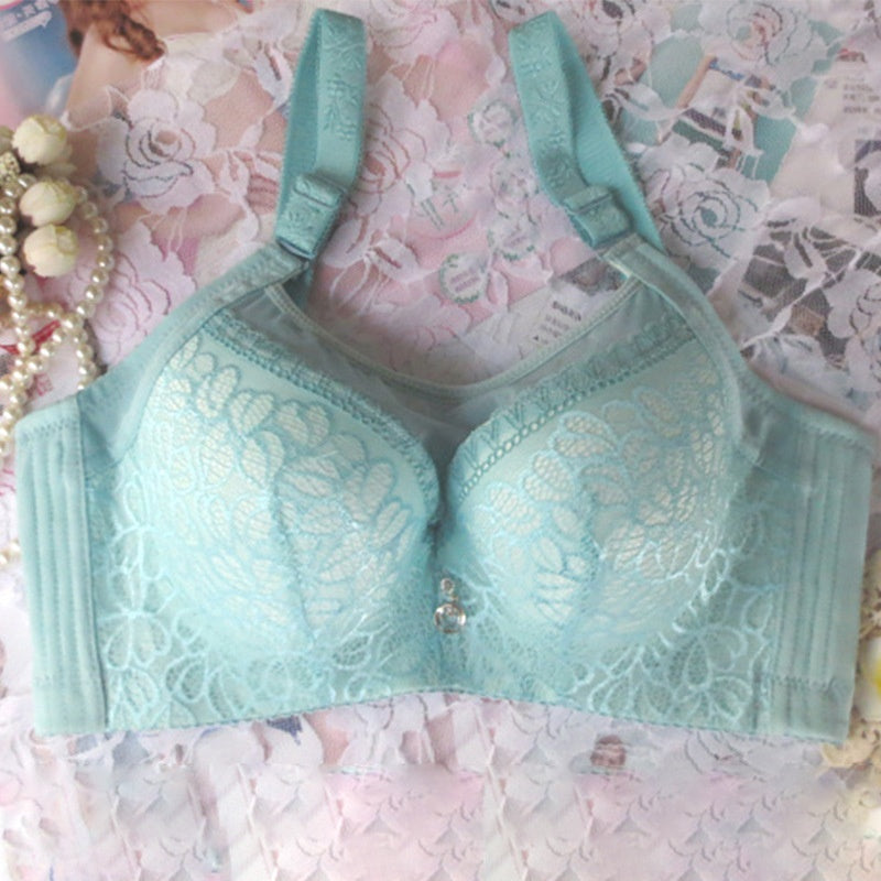 Plus Size Full Cup Push-Up Bra with Side Support