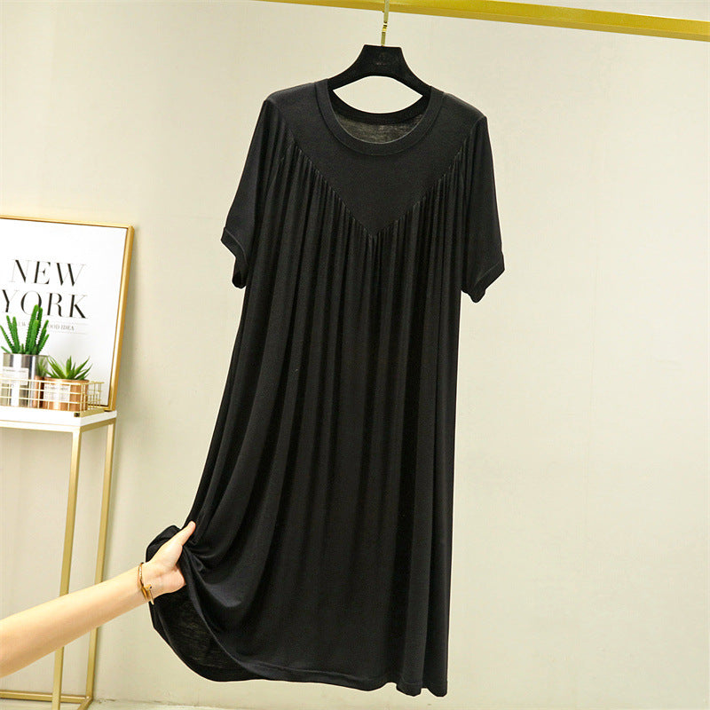 Plus Size Modal Summer Sleeping Dress