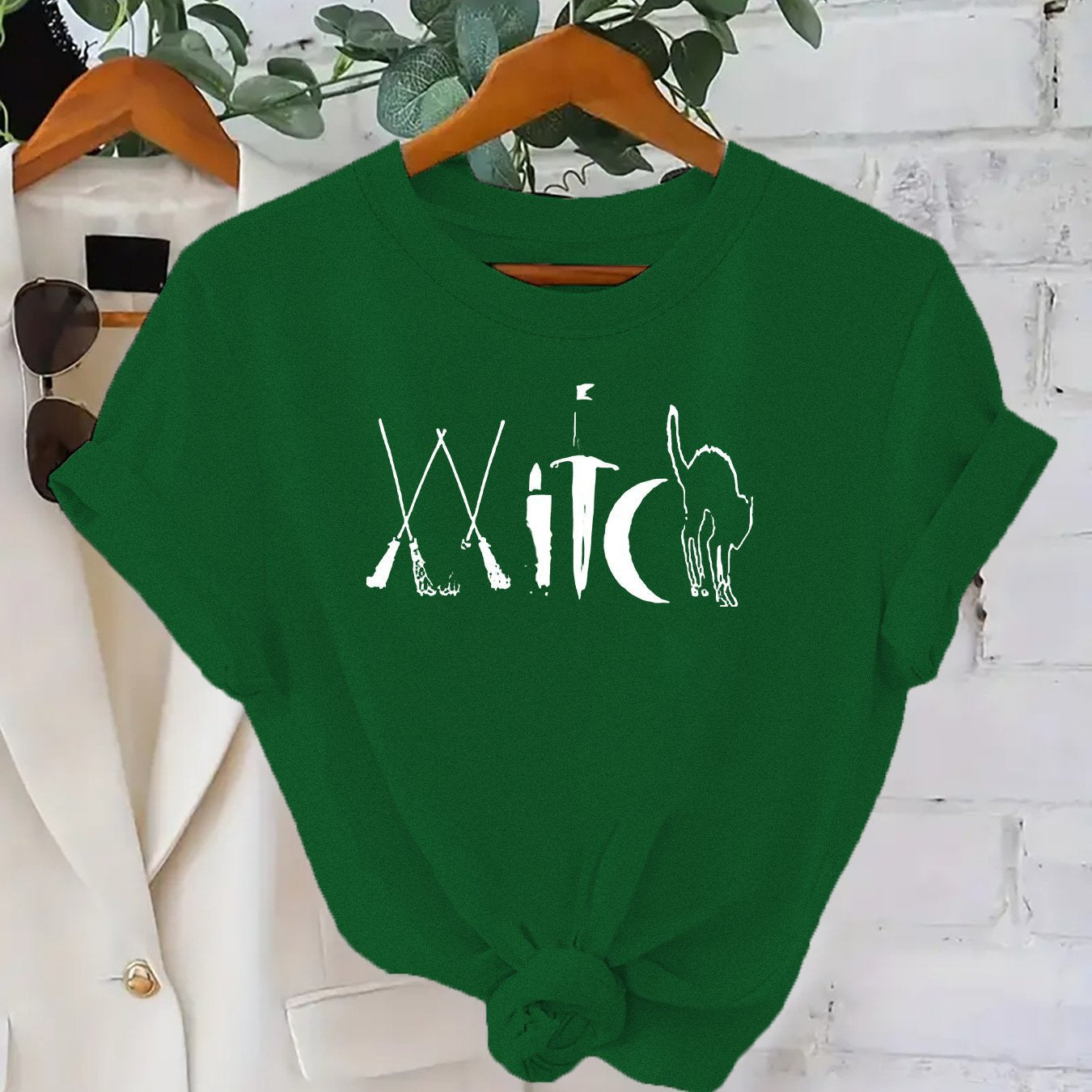 Plus Size Printed Cotton T-Shirt