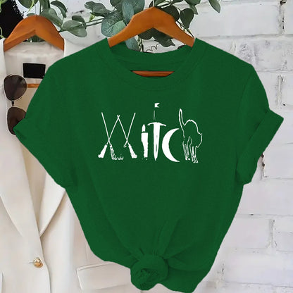 Plus Size Printed Cotton T-Shirt