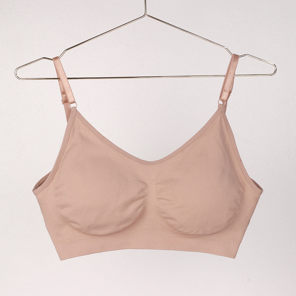 Plus Size Seamless Sports Bra Without Wire