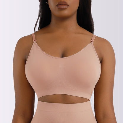 Plus Size Seamless Sports Bra Without Wire
