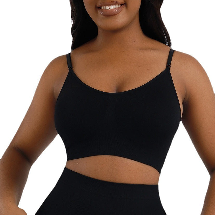 Plus Size Seamless Sports Bra Without Wire