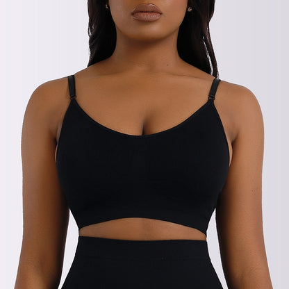Plus Size Seamless Sports Bra Without Wire