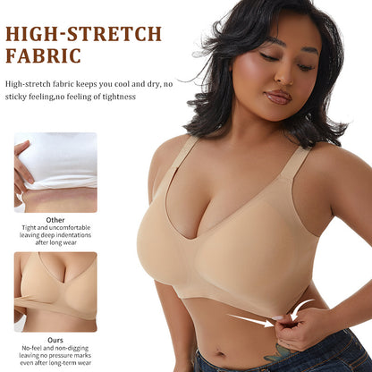 Plus Size Seamless Support Bra