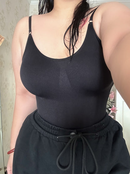 Plus-size shapewear body-sculpting camisole girdle