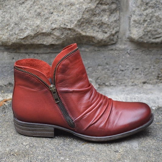 Plus size short Martin boots women's casual winter boots