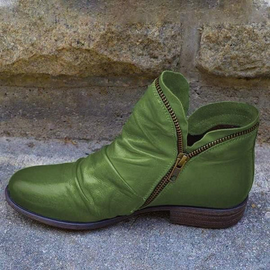 Plus size short Martin boots women's casual winter boots