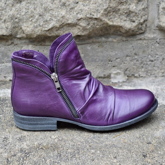 Plus size short Martin boots women's casual winter boots