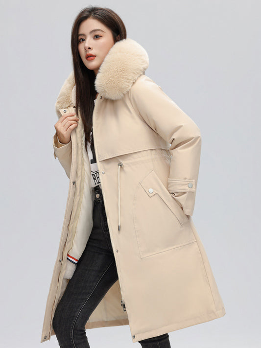Plus-size velvet Parker