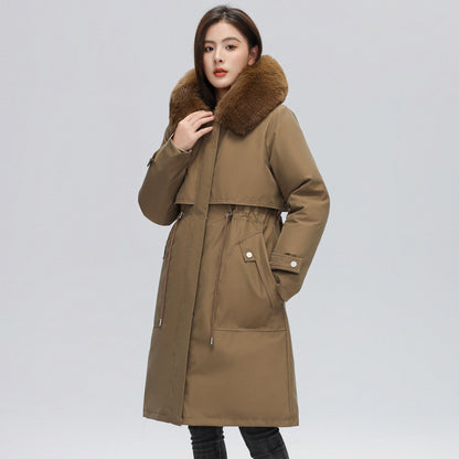 Plus-size velvet Parker