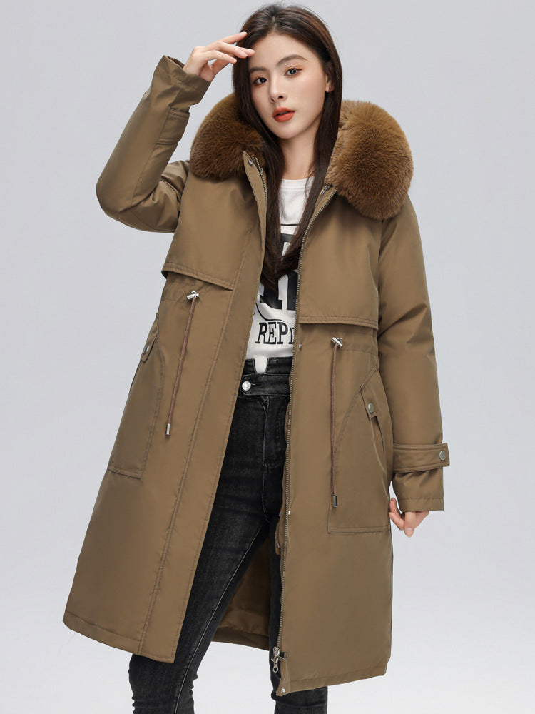 Plus-size velvet Parker