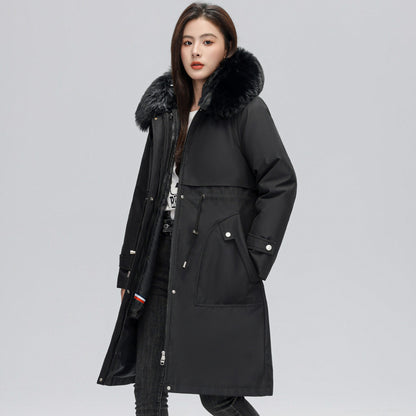 Plus-size velvet Parker