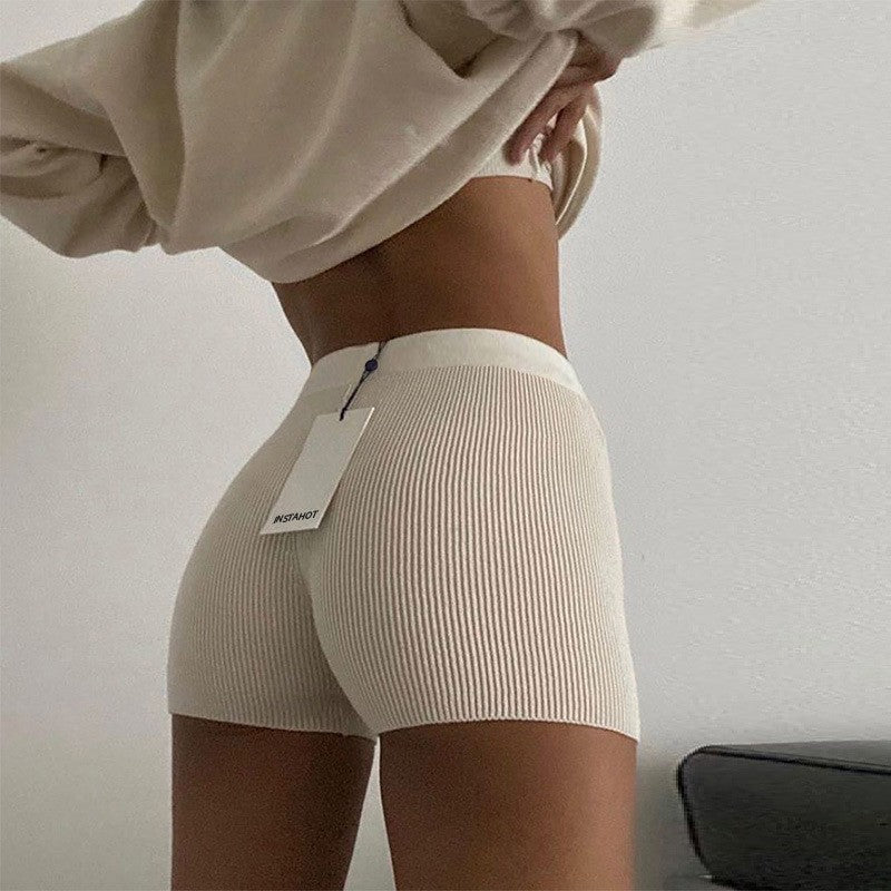 Plus-Size Women's Comfortable Yoga Shorts