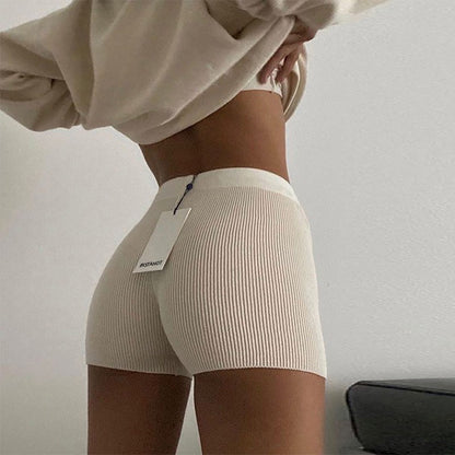Plus-Size Women's Comfortable Yoga Shorts