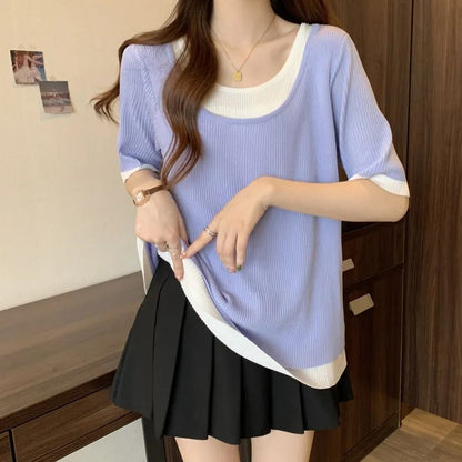 Plus Size Women's Short Sleeve T-Shirt