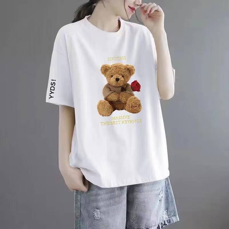 Plus-size women's short-sleeved shirts