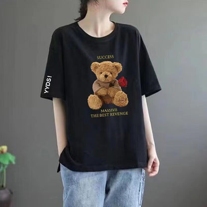 Plus-size women's short-sleeved shirts