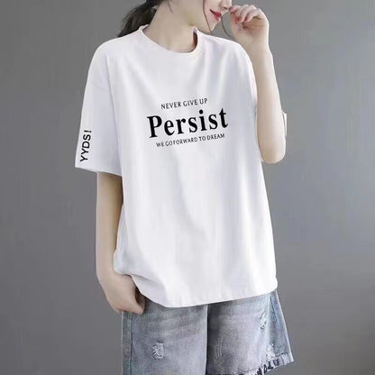 Plus-size women's short-sleeved shirts