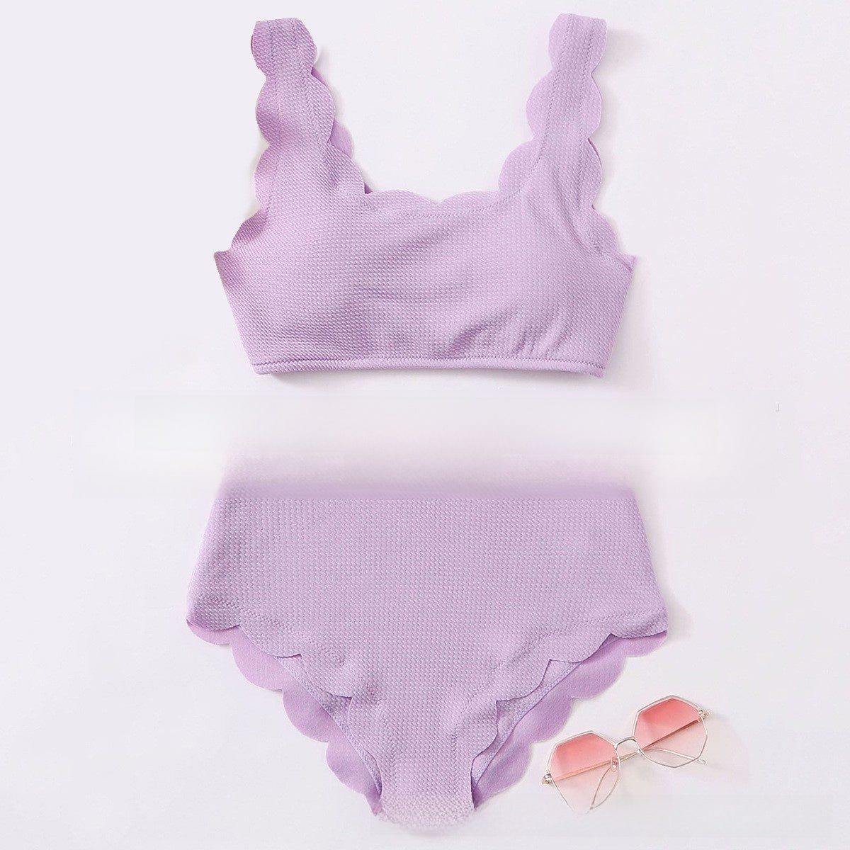 Plus-Size Women's Two-Piece Swimsuit Bikini