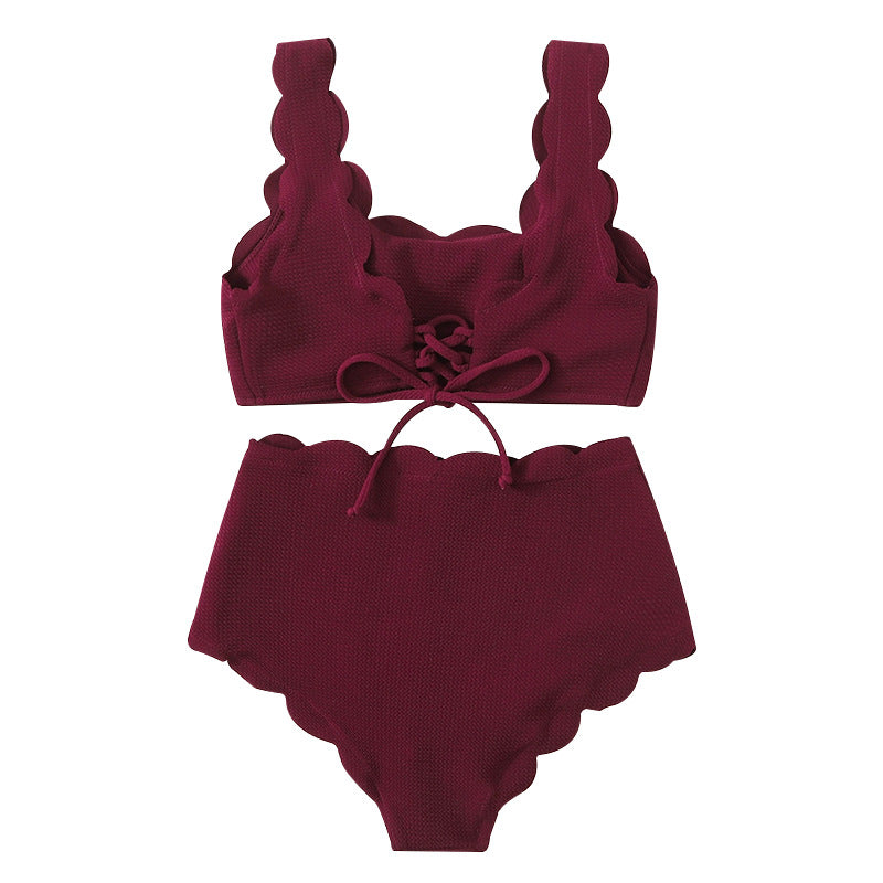 Plus-Size Women's Two-Piece Swimsuit Bikini