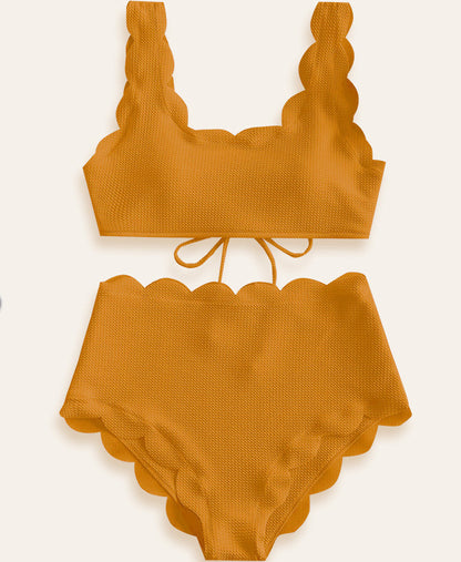 Plus-Size Women's Two-Piece Swimsuit Bikini