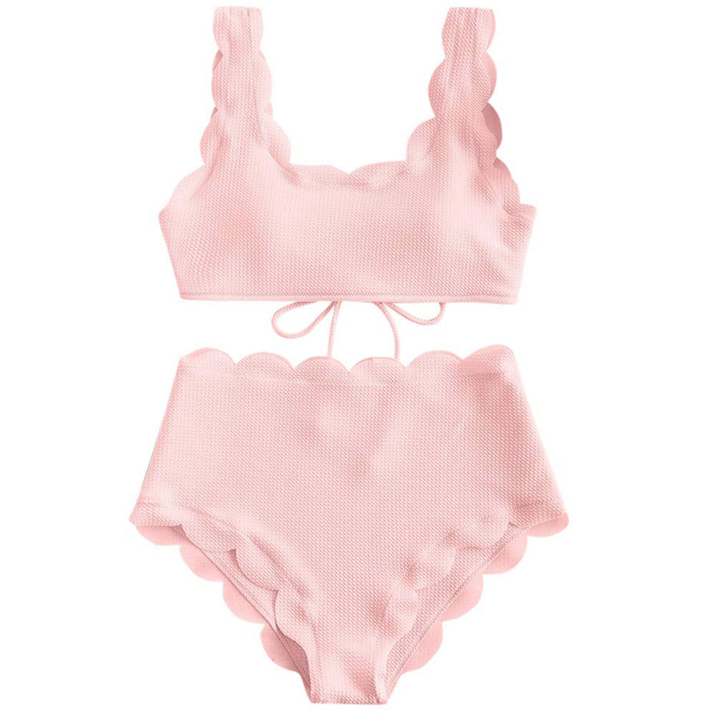 Plus-Size Women's Two-Piece Swimsuit Bikini