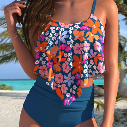 Plus Size Womens Two Piece Swimsuit