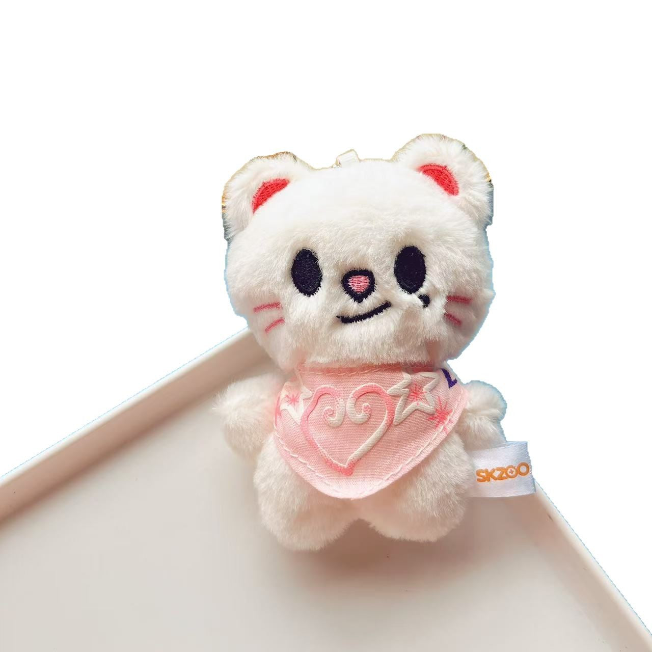Plush Animal Keychain Doll with Towel