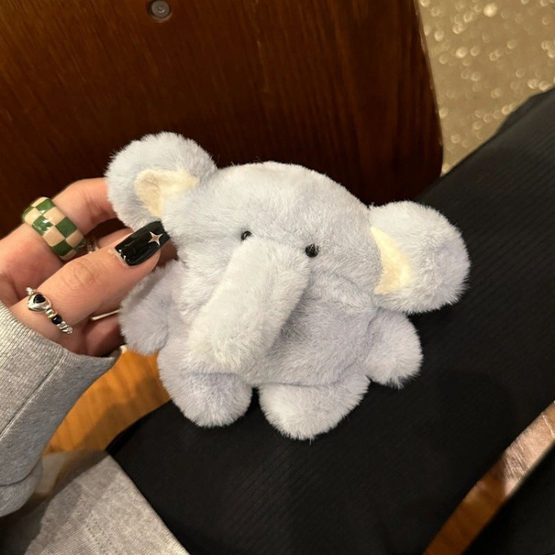 Plush Blue Elephant Protective Case for Apple AirPods2 Generation 3 Headphone Case airpodspro2