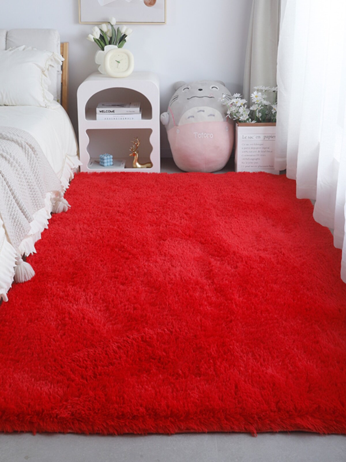 Plush carpet for full coverage in living rooms and bedrooms
