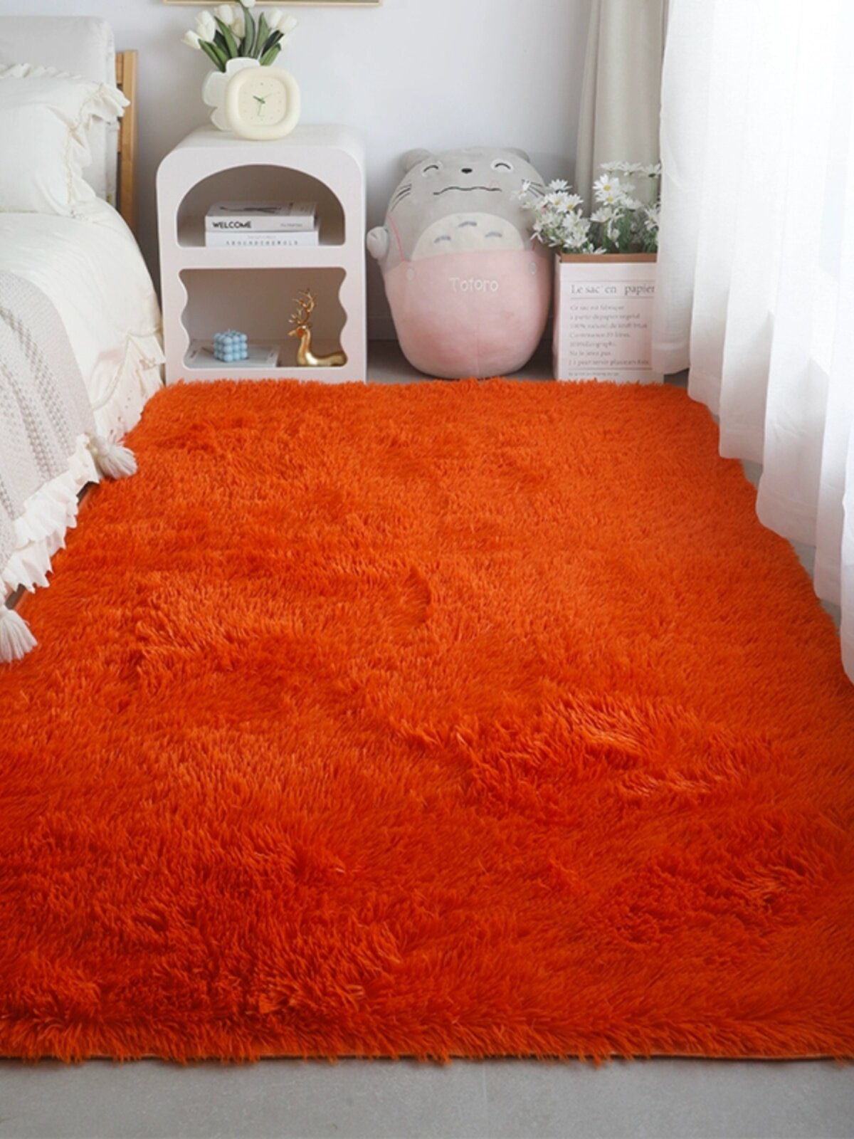 Plush carpet for full coverage in living rooms and bedrooms
