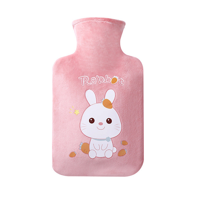 Plush Cartoon Hot Water Bottle for Warmth