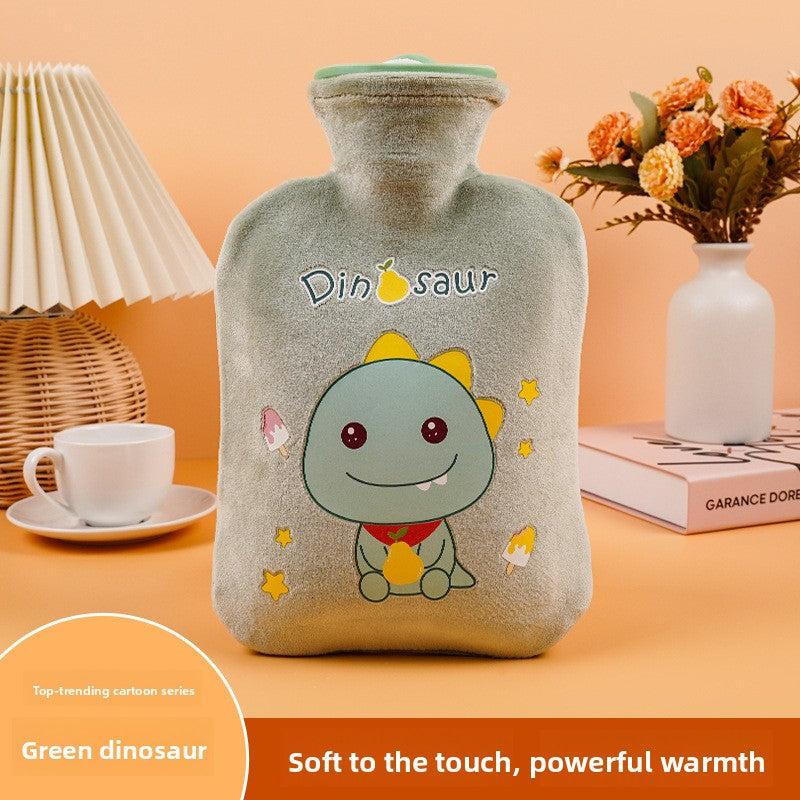 Plush Cartoon Hot Water Bottle for Warmth